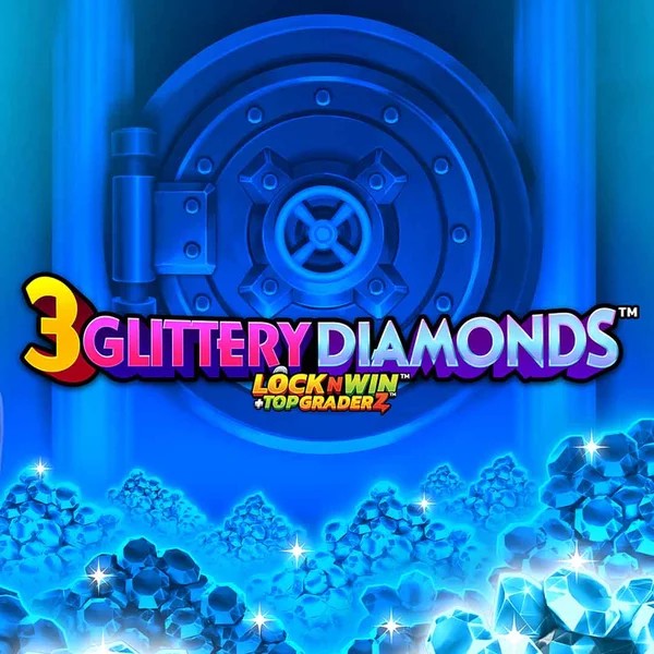 3 Glittery Diamonds game by PearFiction Studios – logo hosted on GramsBet Casino