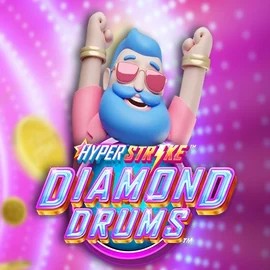 Hyper Strike Diamond Drums logo – Slots by Gameburger Studios at GramsBet Casino